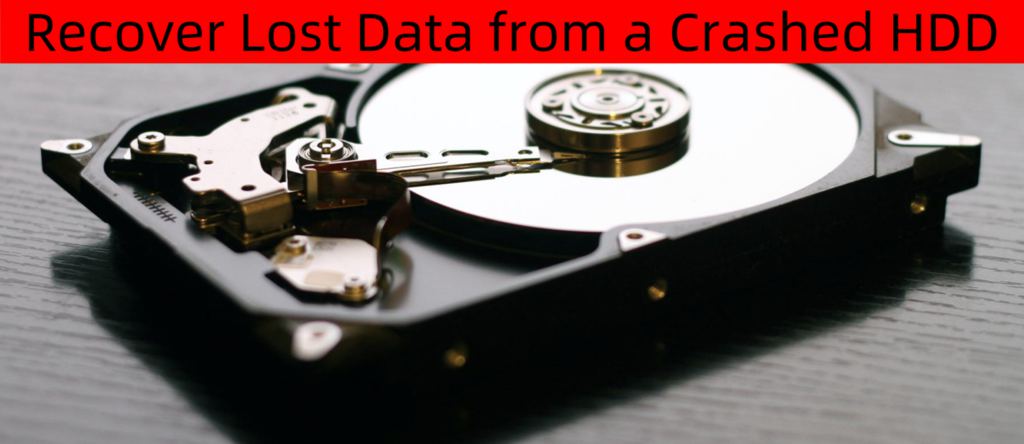 recover lost data from crashed HDD