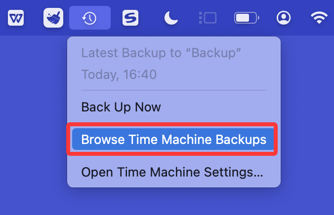Recover M4P Files from Time Machine