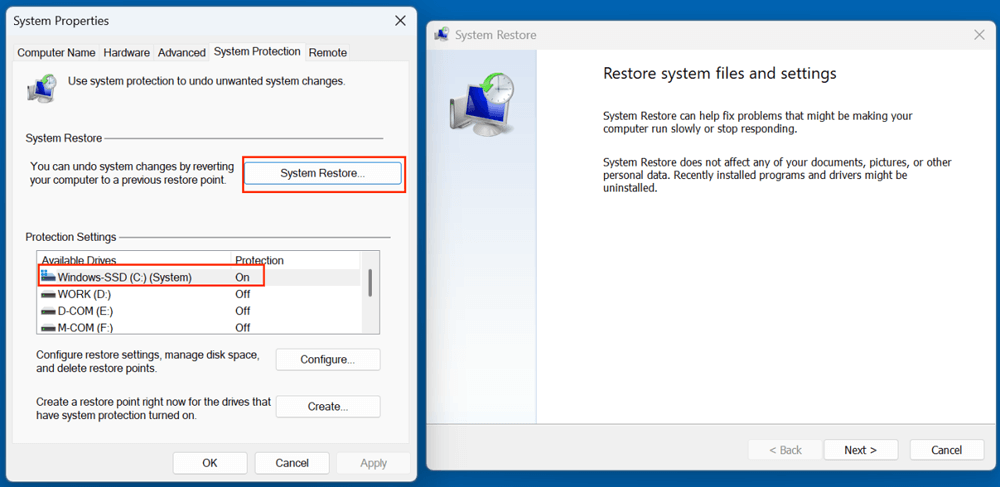 What Is System Restore in Windows 11/10