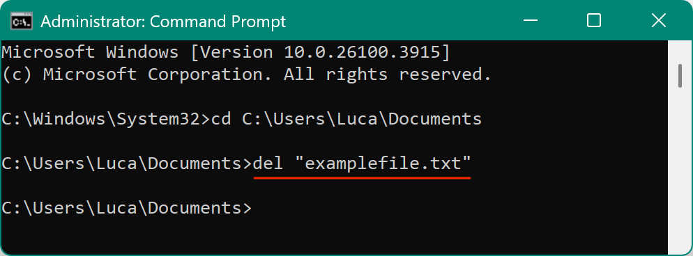 bypass Recycle Bin when deleting files on Windows PC