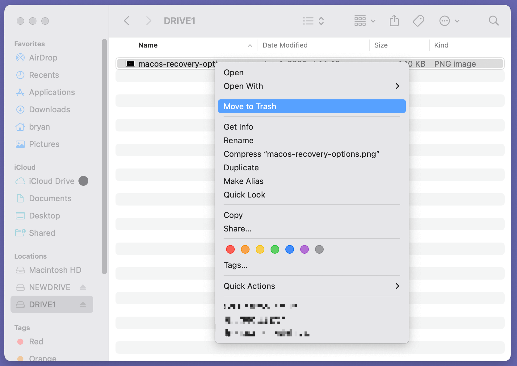 delete files from an NTFS drive on Mac