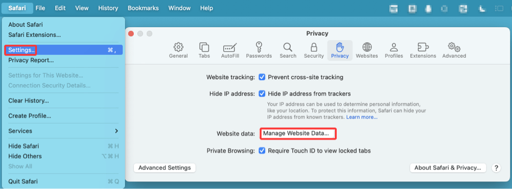 clean up temporary files