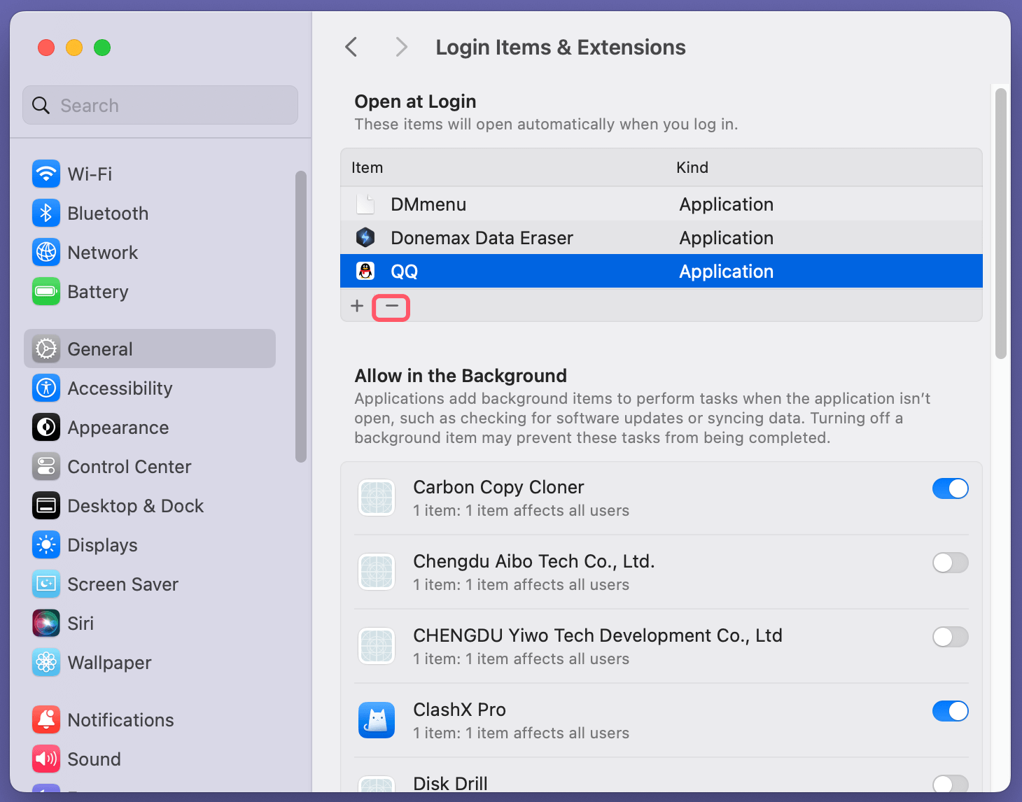 Deleted App Still Shows Up on Top Menu Bar of Mac