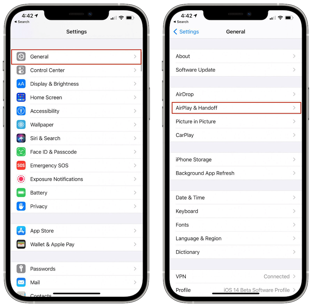 disable iPhone mirroring on Mac