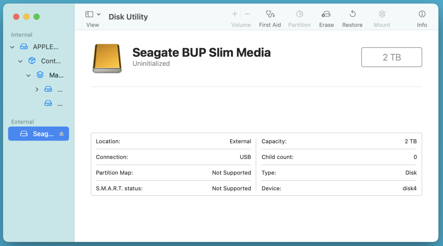 Fix The Disk You Attached Was Not Readable by This Computer on Mac