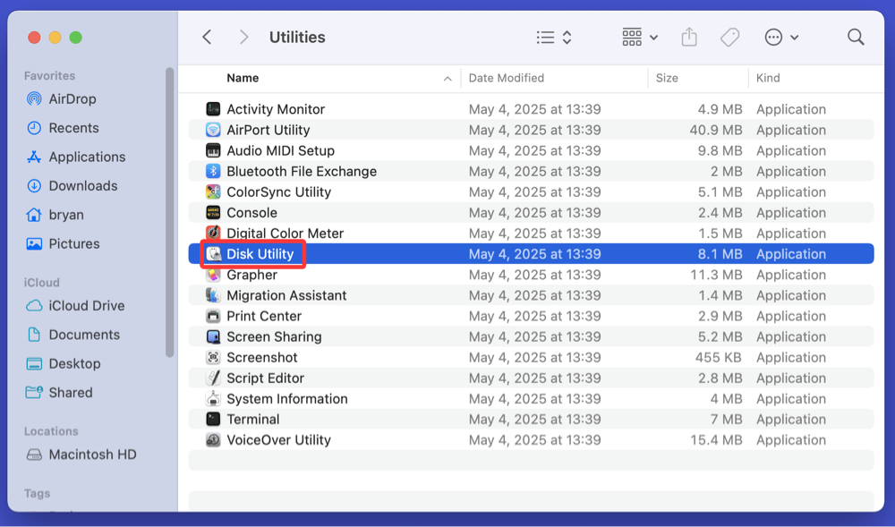 Disk failure on a Mac