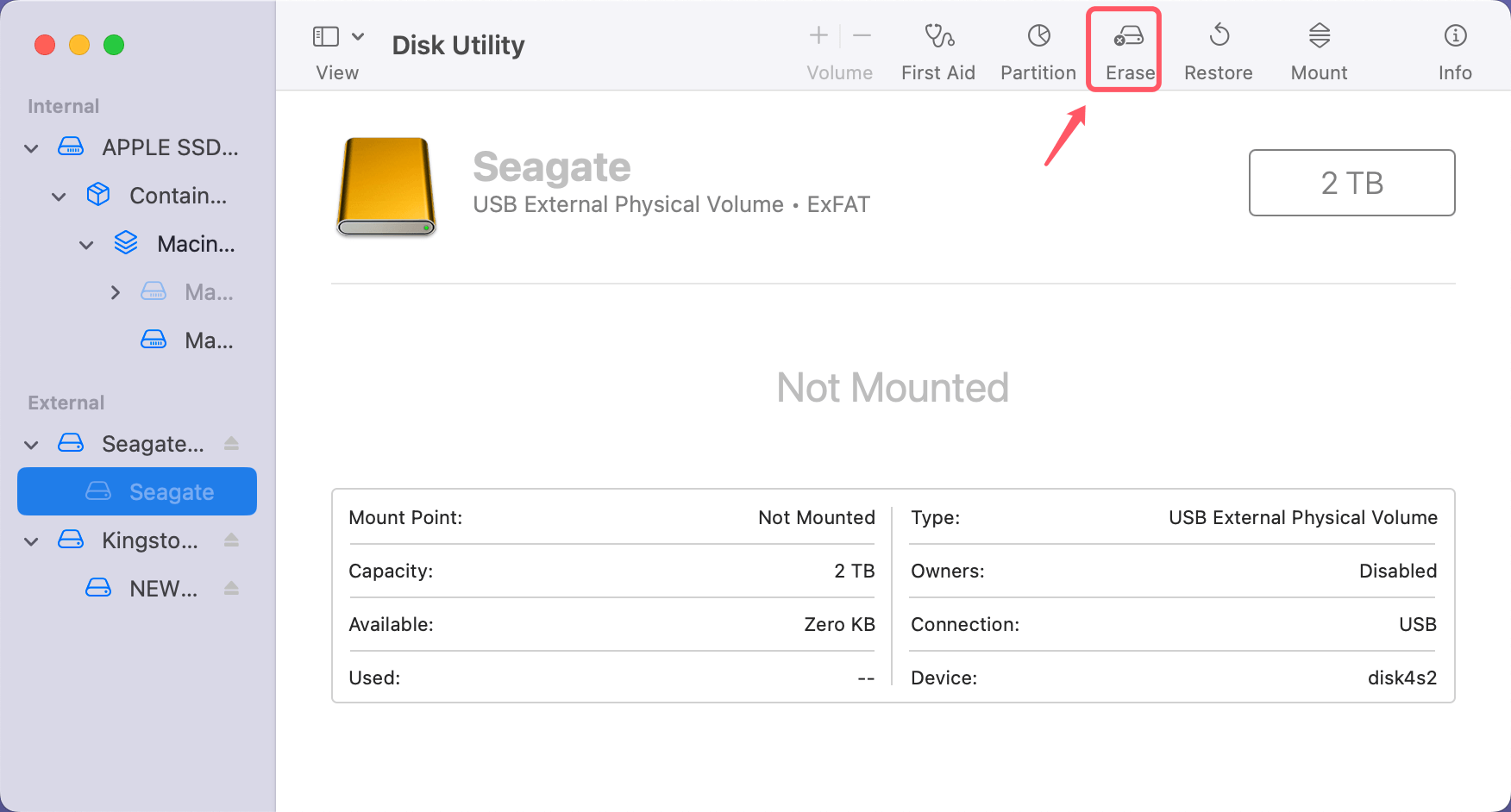 Fix Disk Utility Cannot Recognize Seagate External HDD/SSD on Mac