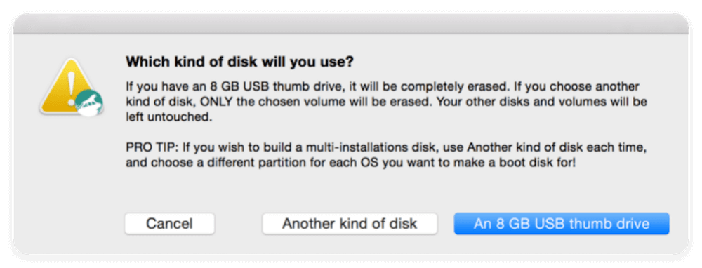 how to use DiskMaker X