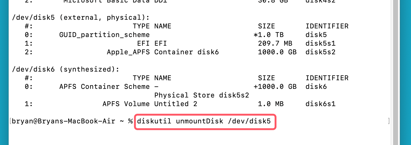 safely ejecting external hard drives on Mac