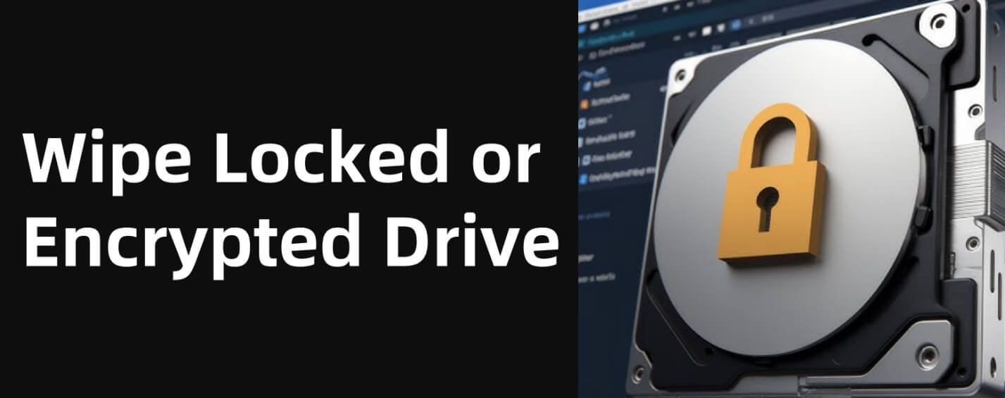 securely erase data from locked or encrypted drives