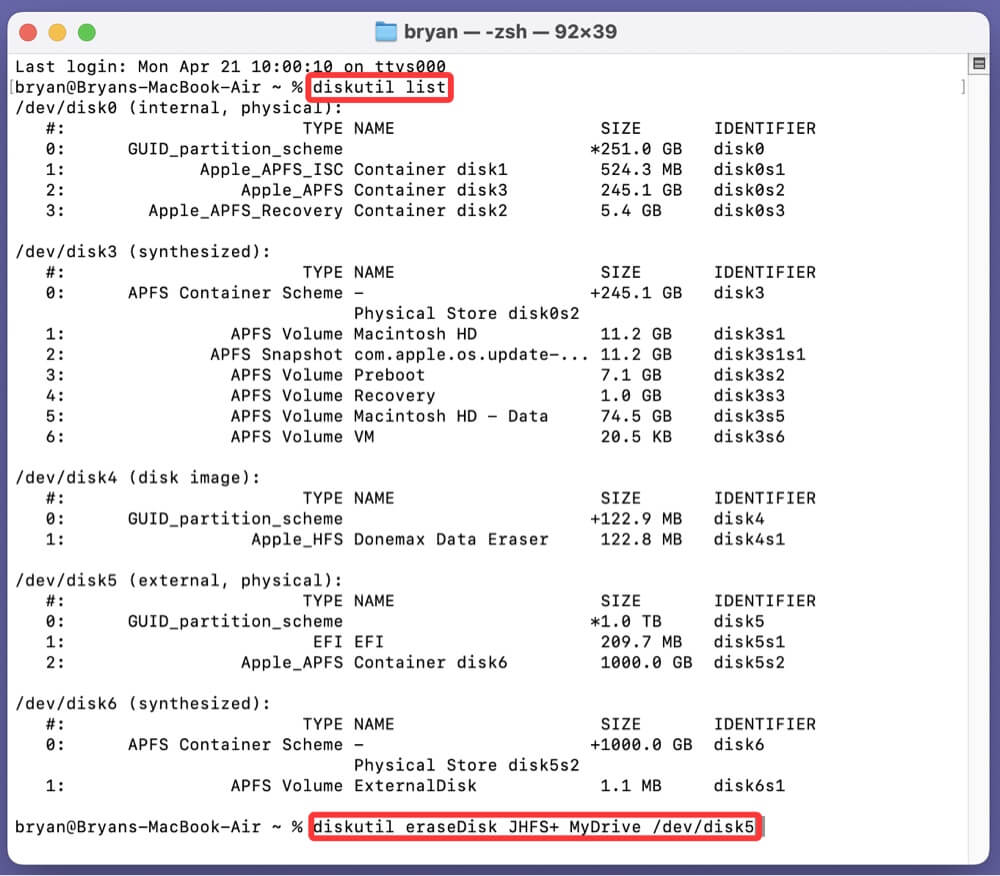 securely erase data from locked or encrypted drives