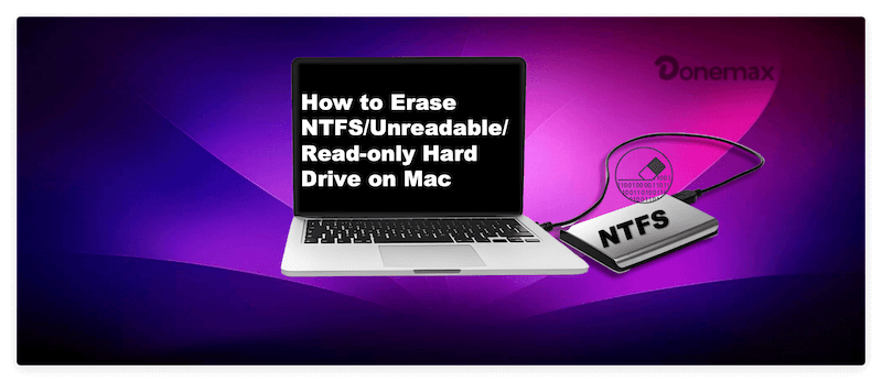 erase NTFS drive on Mac