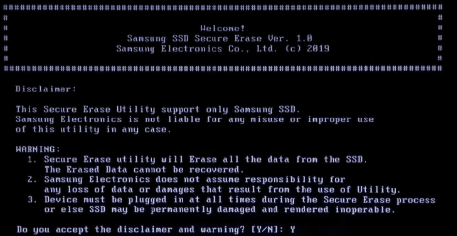 permanently erase data from Samsung portable hard drive on Mac