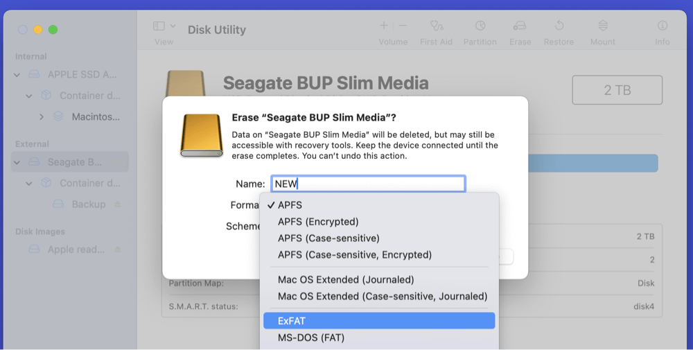 differences between exFAT and NTFS
