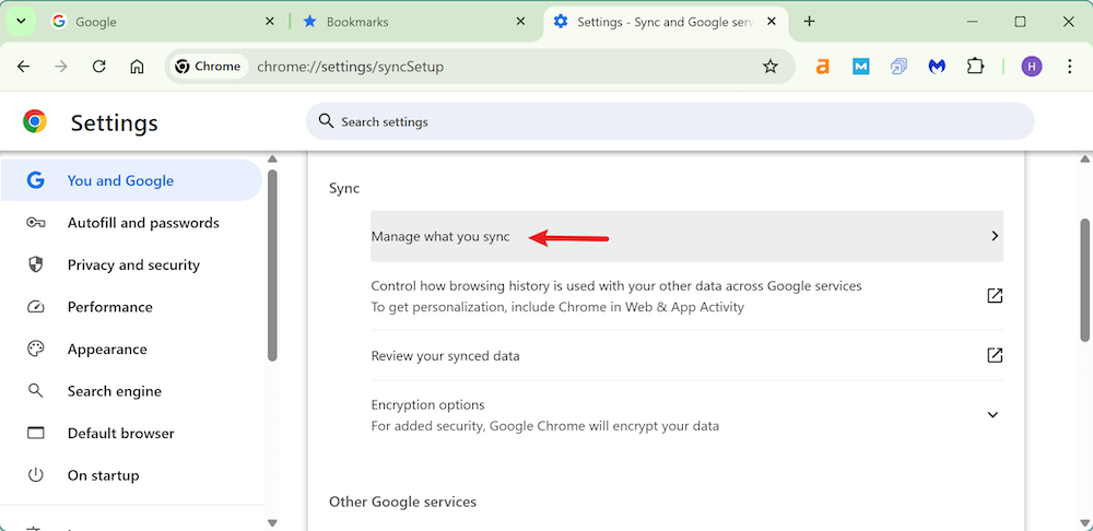 export and import Chrome bookmarks