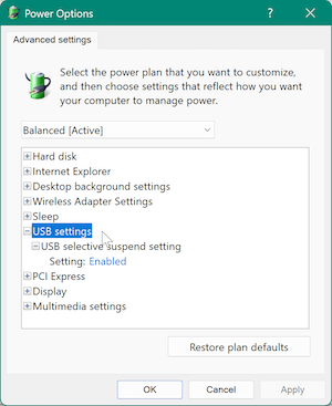 external hard drive keeps disconnecting and reconnecting on Windows