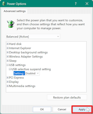 external hard drive keeps disconnecting and reconnecting on Windows