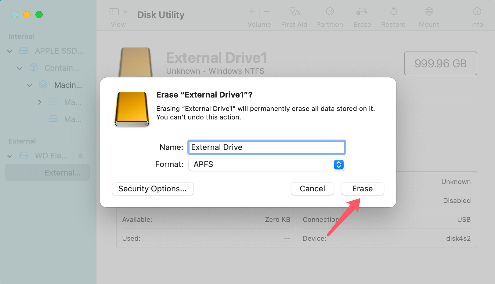 External Hard Drive Doesn't Show Any File on Mac