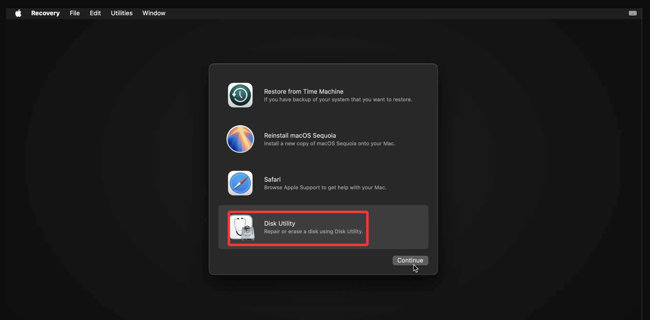 factory resetting an M3-chip Mac