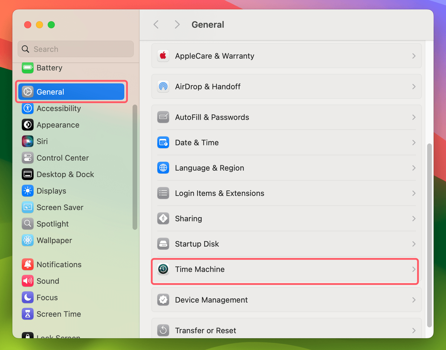 Factory Reset macOS Sonoma