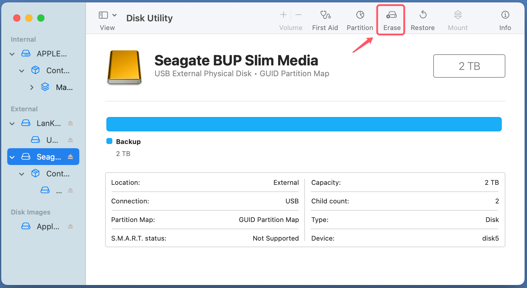 resetting WD and Seagate external hard drives