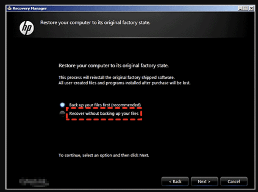 factory reset a Windows 7 computer