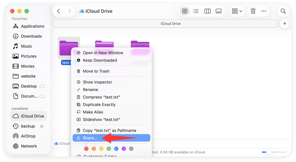 file sharing on Mac