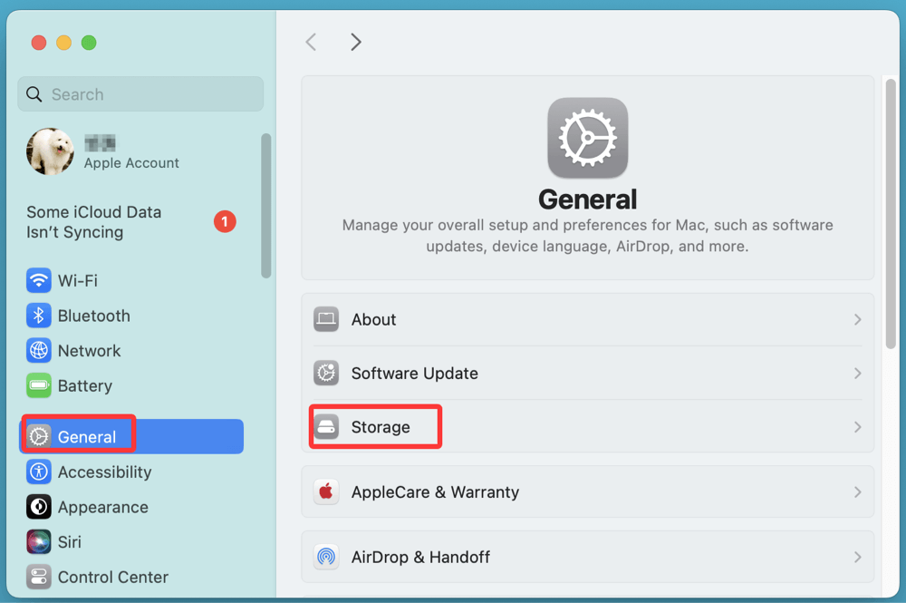 find large files on Mac