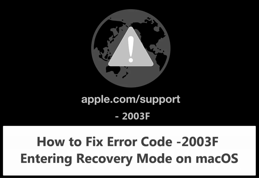 2003F Mac error