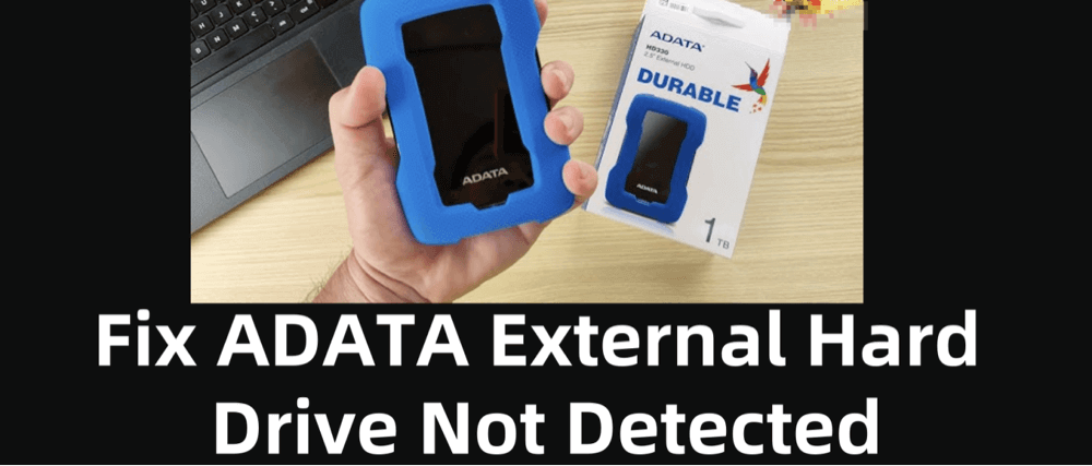 ADATA external hard drive is not showing up