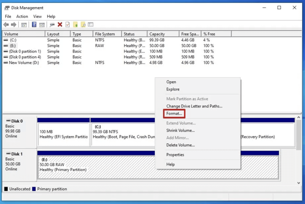 ADATA external hard drive is not showing up