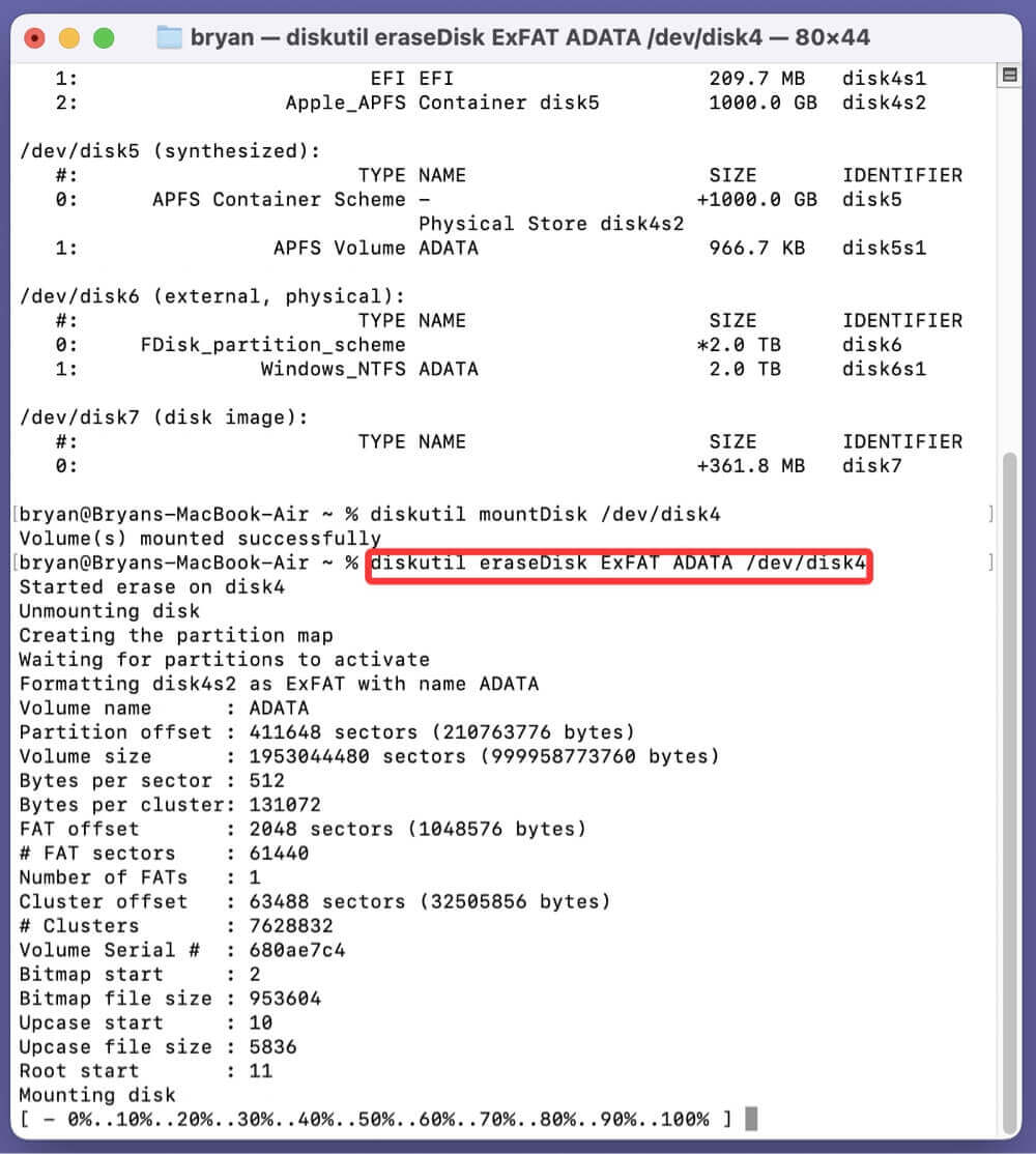 ADATA external hard drive isn't working on your Mac
