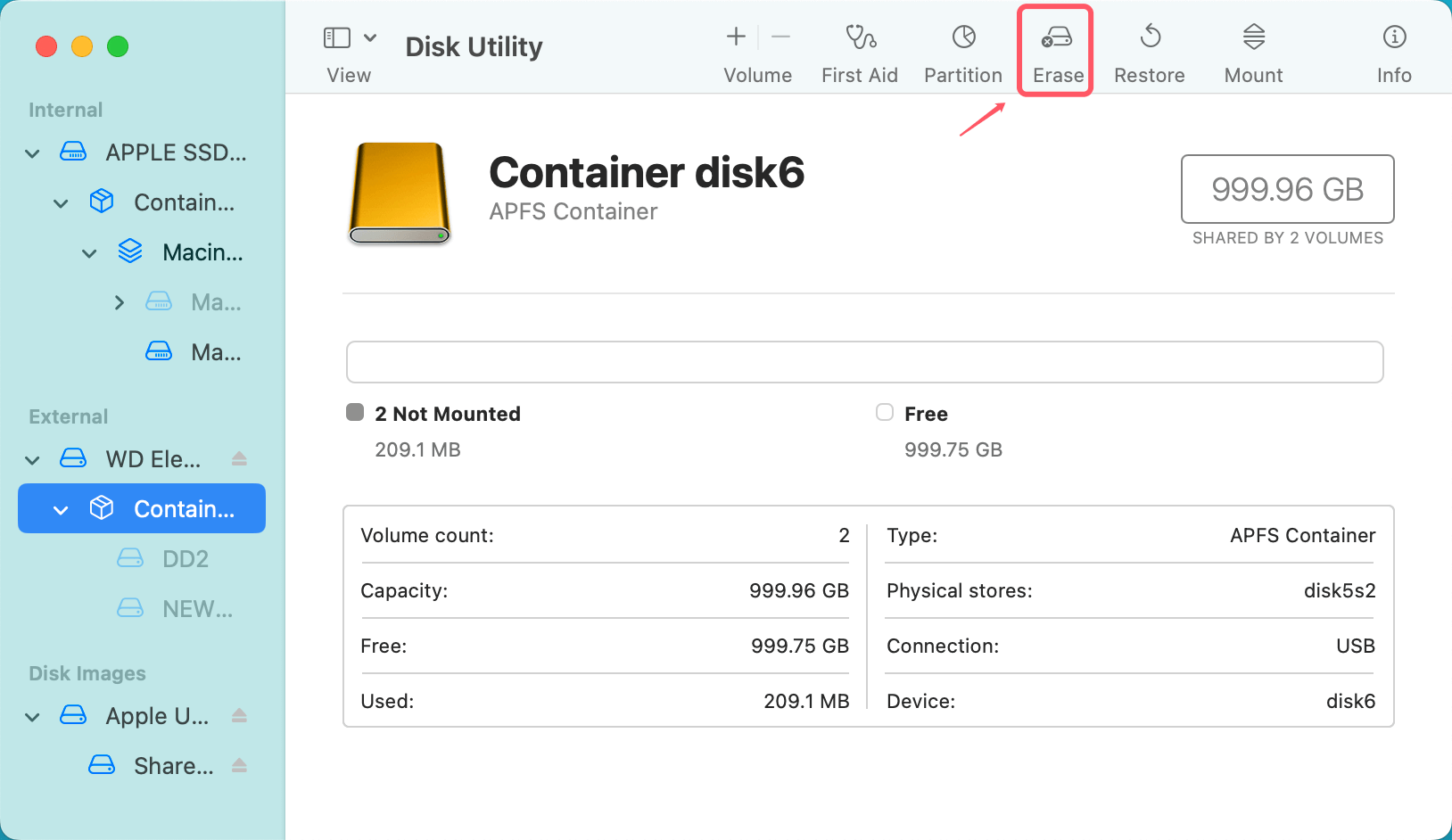 Dealing with an unmountable APFS container