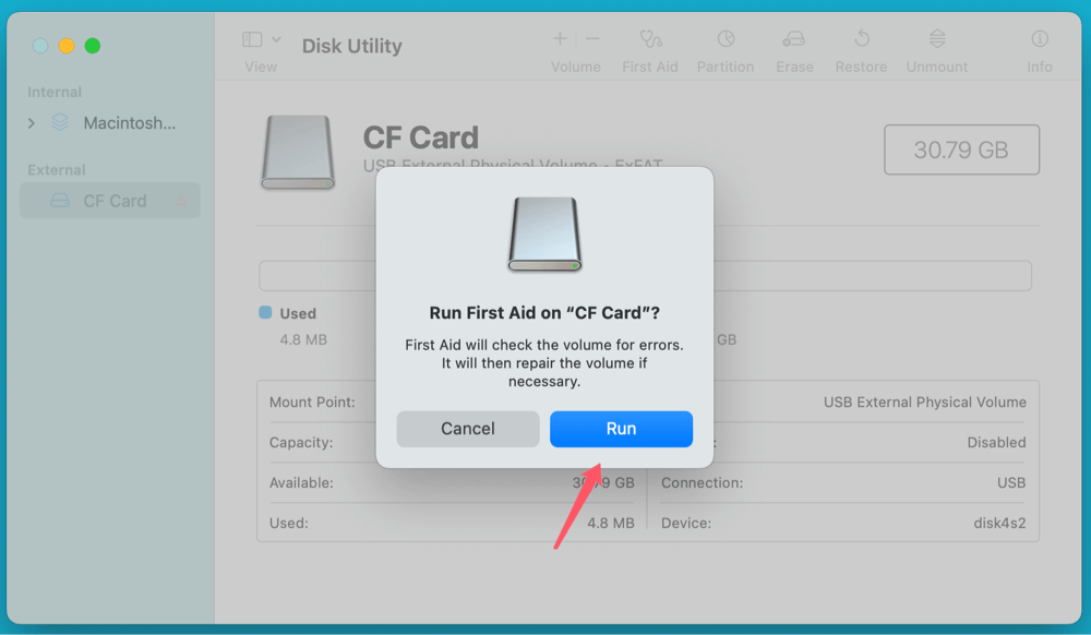 Fix Corrupted CF Card and Recover Data