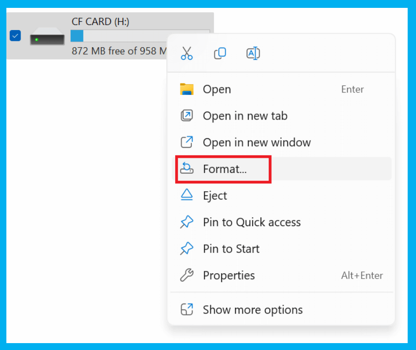 Fix Corrupted CF Card and Recover Data
