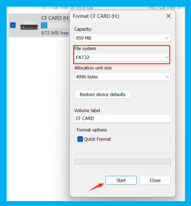 Fix Corrupted CF Card and Recover Data