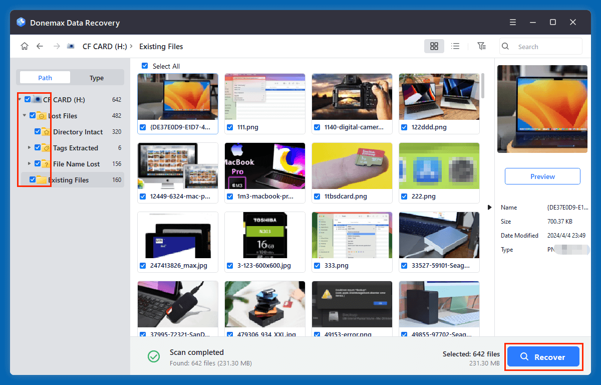 Fix Corrupted CF Card and Recover Data