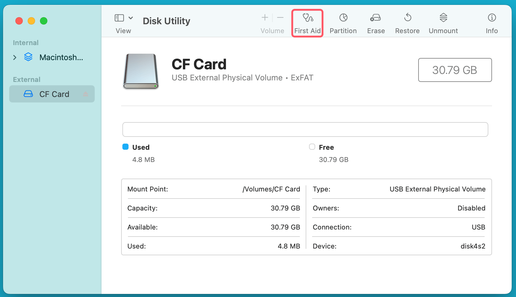 Fix Corrupted CF Card and Recover Data