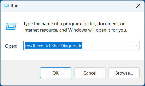 fix corrupted recycle bin