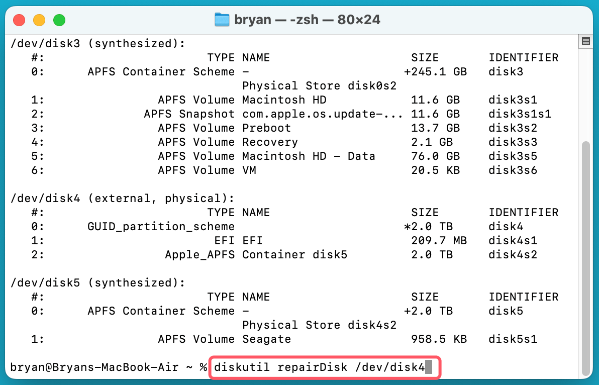 Fix Couldn't Open Device 69877 Error on Mac