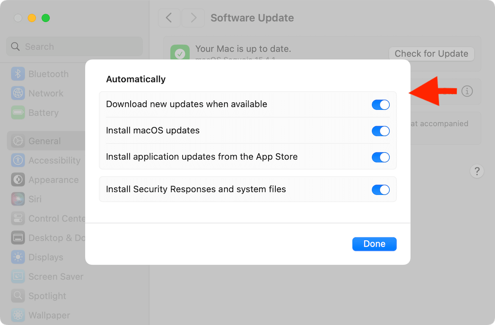 fix critical software update error on Mac