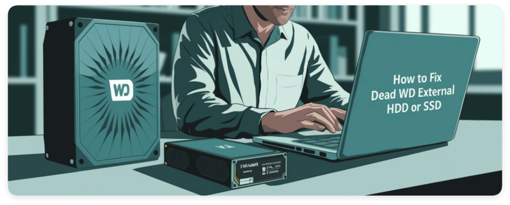 fix dead WD external HDD or SSD