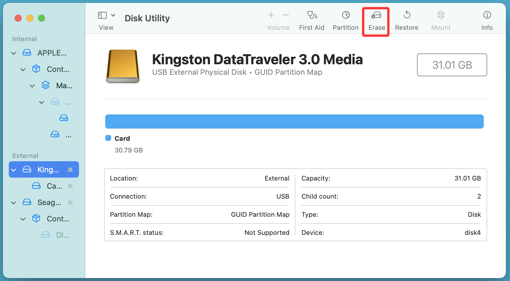 Fix com.apple.DiskManagement.disenter error 49180 on Mac