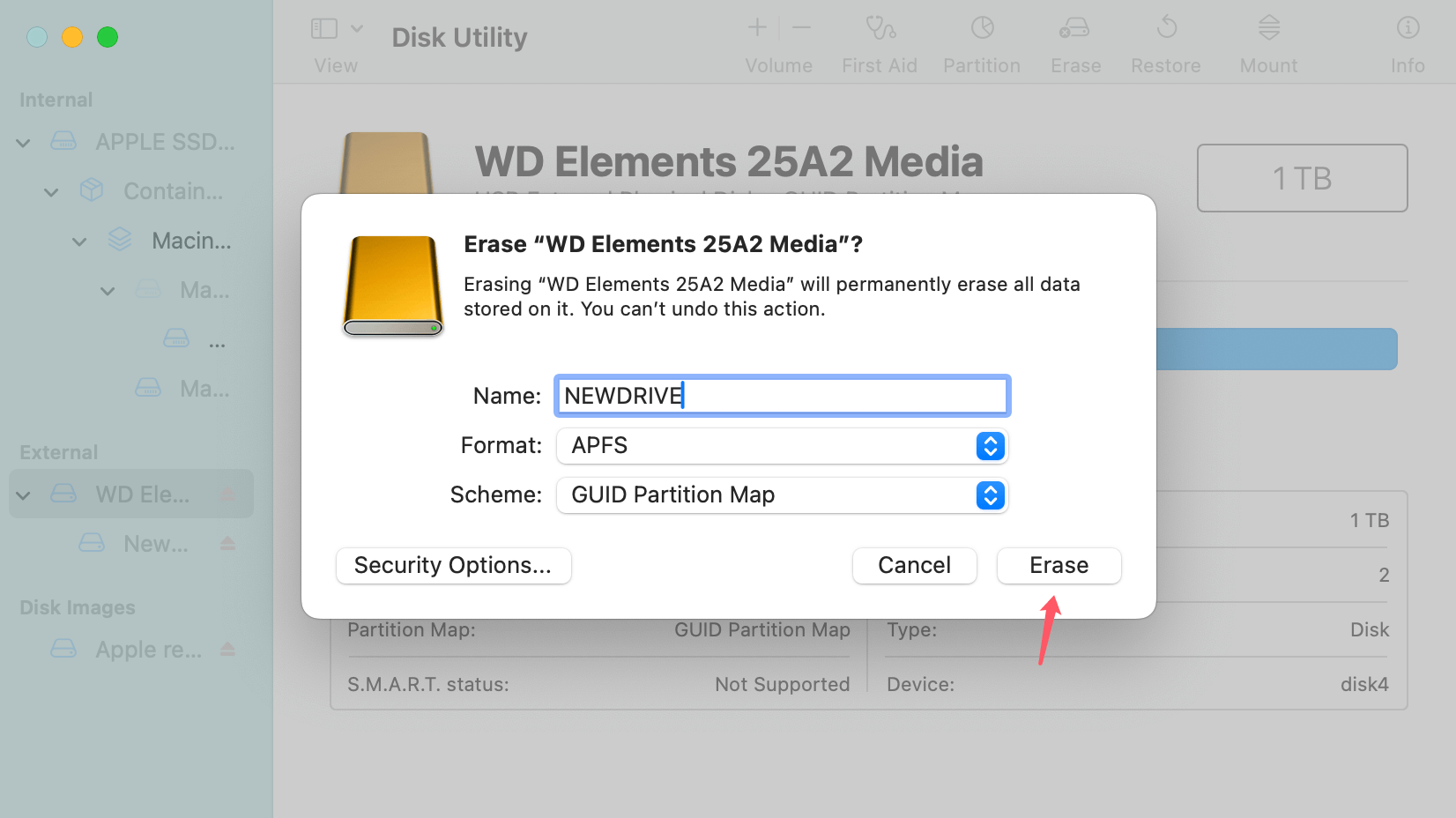 Fix Disk is OFF or Offline on Mac