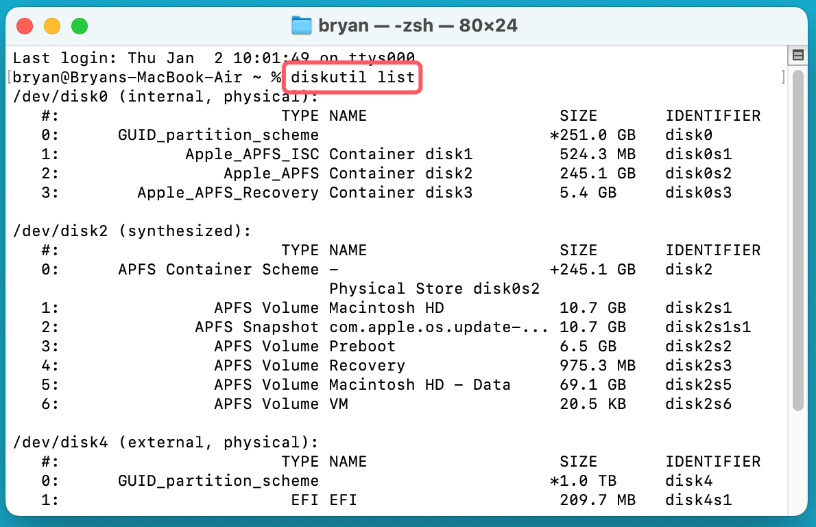 Fix Disk is OFF or Offline on Mac