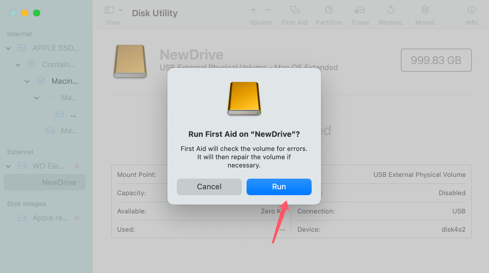 Fix Disk is OFF or Offline on Mac