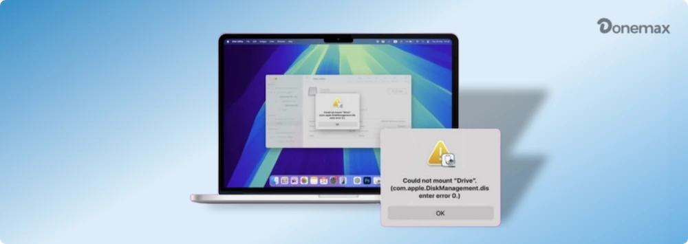 Fix com.apple.DiskManagement.disenter error 0 on Mac