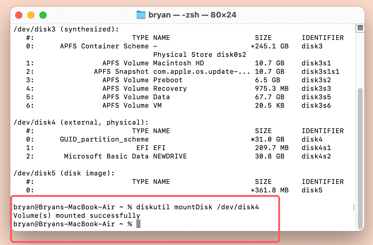 Fix com.apple.DiskManagement.disenter error 49244 on Mac