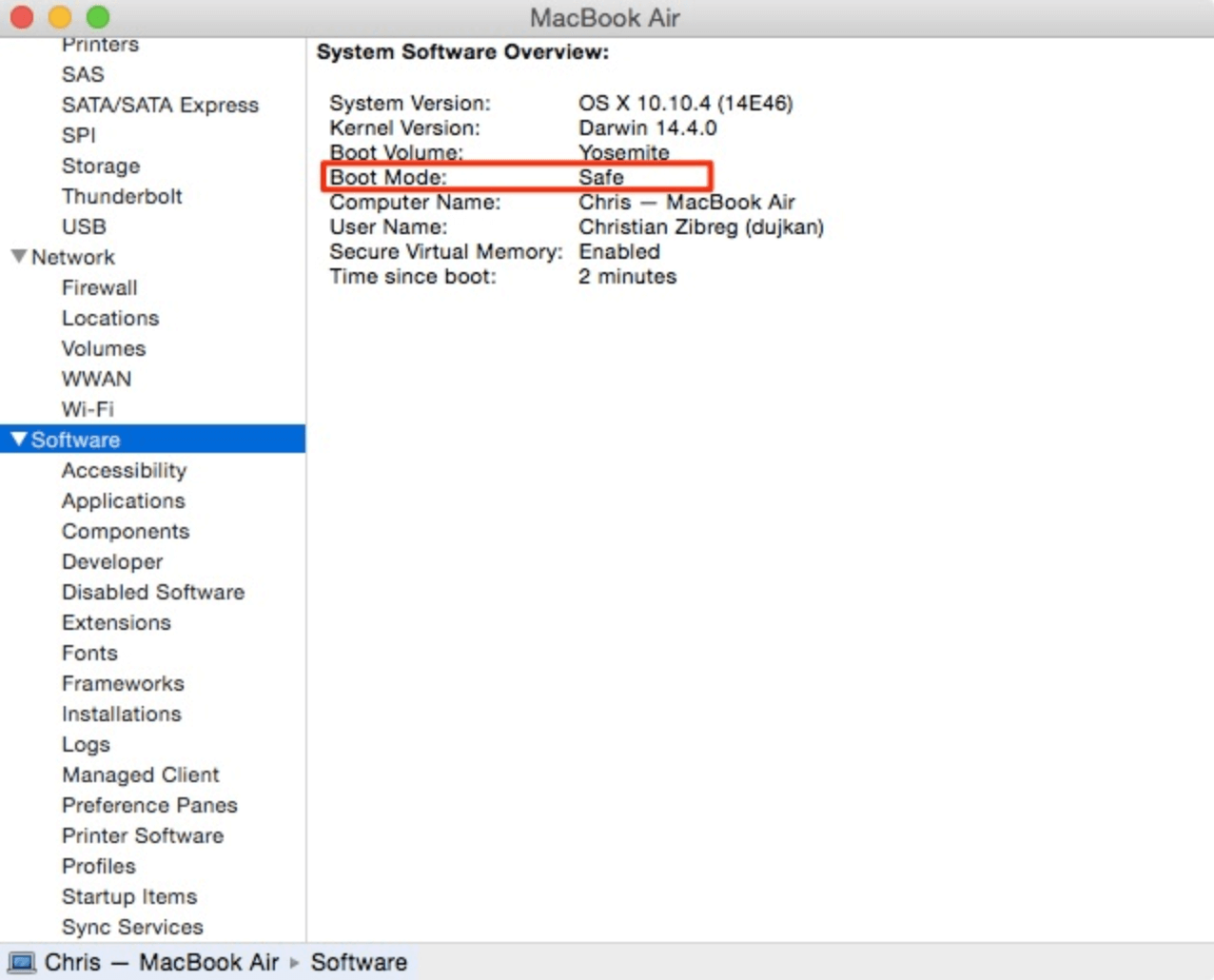 Boot Your Mac in Safe Mode