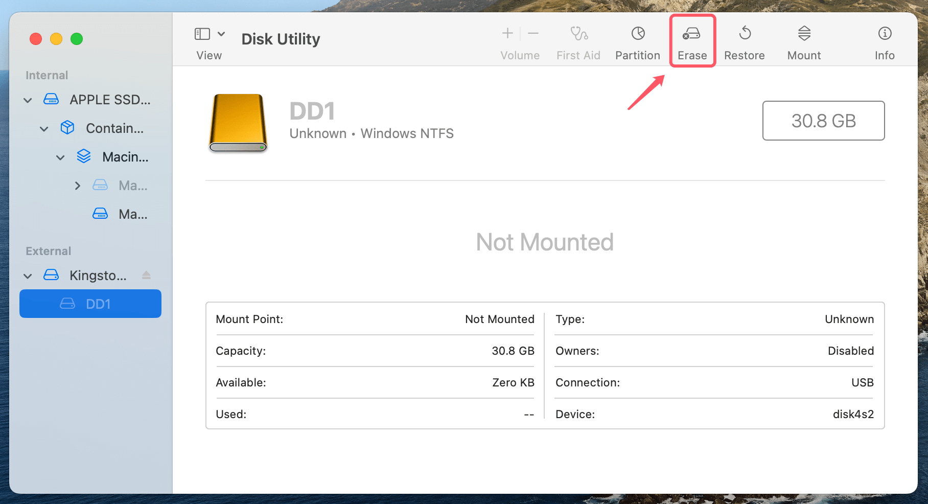 Fix External Hard Drive Read-Only on macOS Catalina